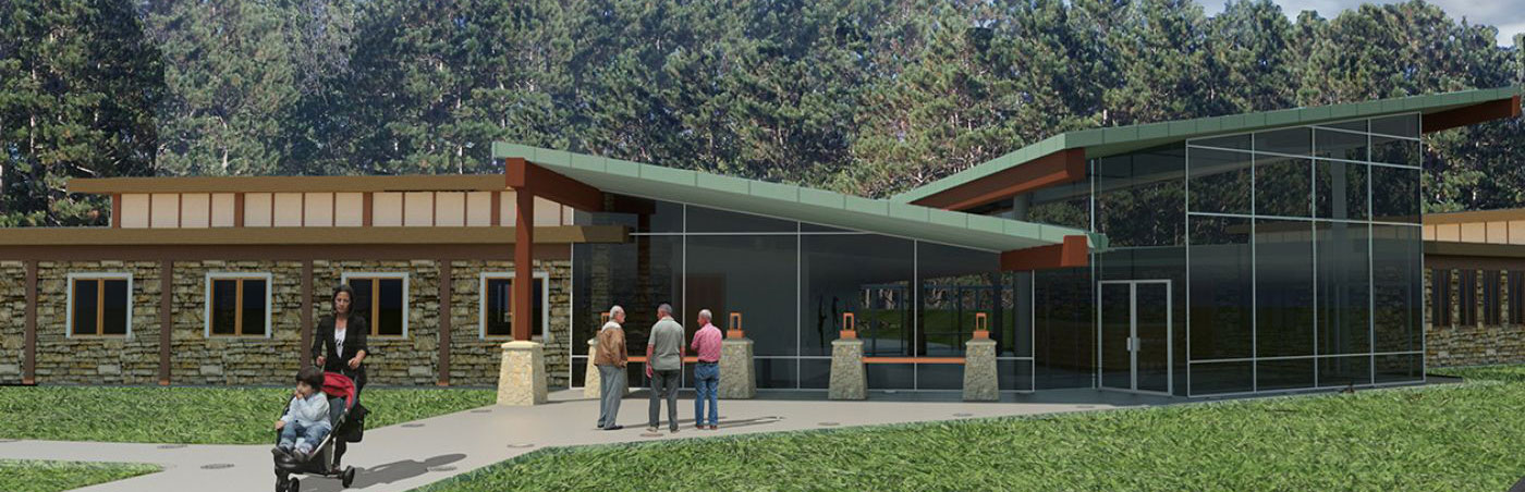 Artist rendering of a renovated W.K. Kellogg Bird Sanctuary.