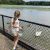 Doug and Wendy Robbins' granddaughter, Eli, feeds swans at the W.K. Kellogg Bird Sanctuary. Photo provided by Doug and Wendy Robbins.